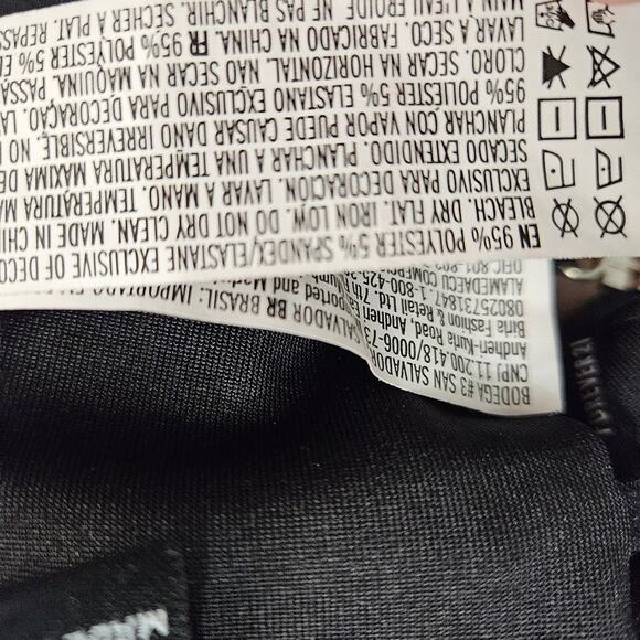 Forever 21 Black Spaghetti Strap Crop Top Y2K Rhinesone Strappy Open Back Bling - Picture 8 of 12